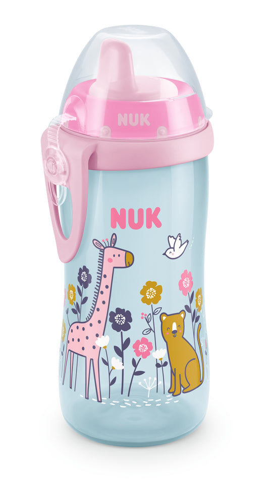 NUK Kiddy Cup, rosa und gelb , 300 ml