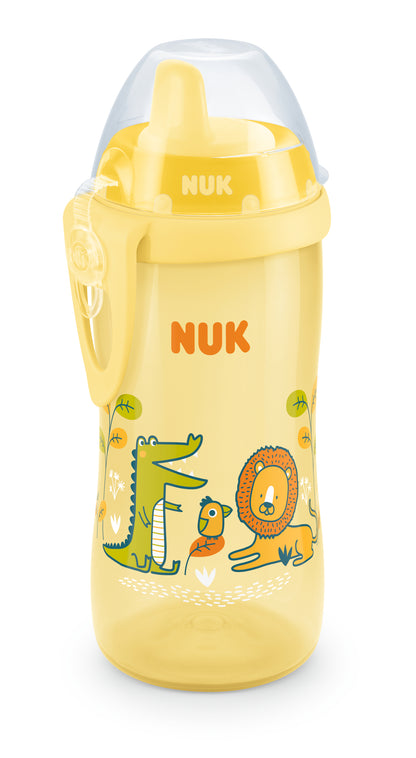 NUK Kiddy Cup, rosa und gelb , 300 ml