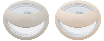NUK MommyFeel Silikon Schnuller 0-9 Monate – Stillfreundlich (2 Stück)