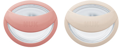 NUK MommyFeel Silikon Schnuller 0-9 Monate – Stillfreundlich (2 Stück)