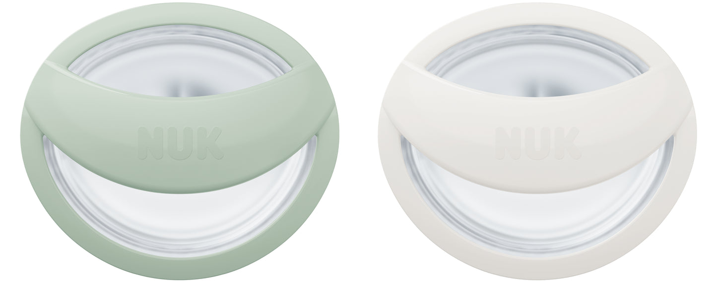 NUK MommyFeel Silikon Schnuller 0-9 Monate – Stillfreundlich (2 Stück)