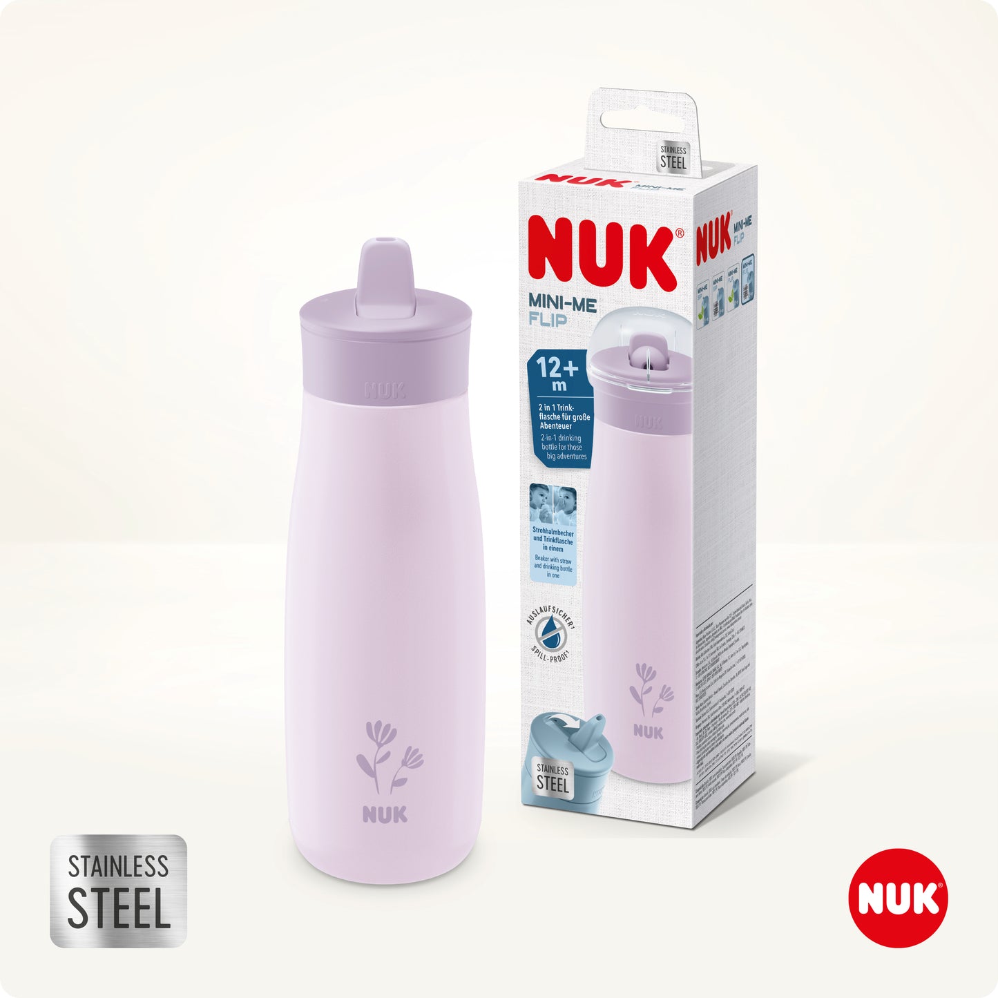 NUK Mini-Me Sip Cup, farbig sortiert 450 ml