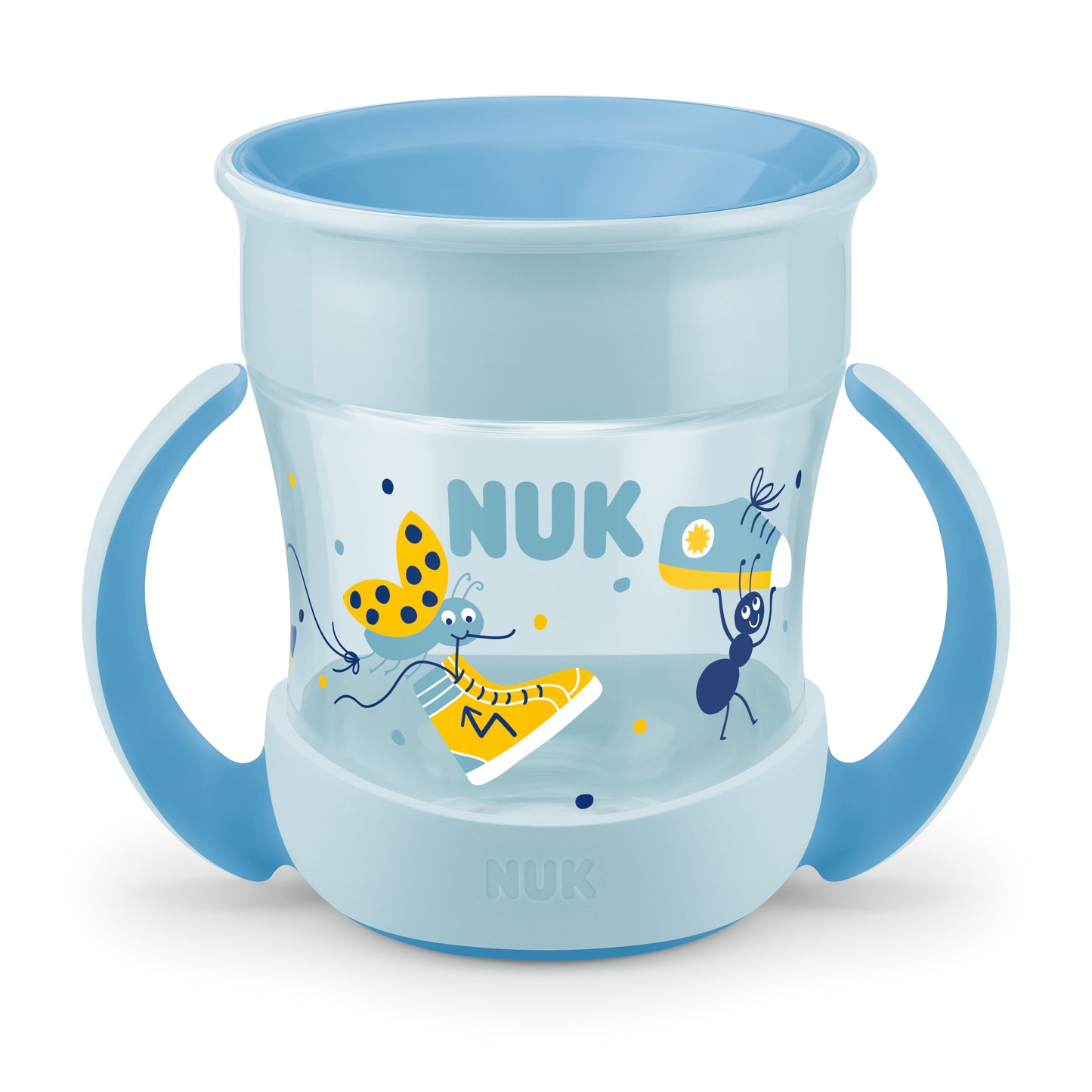 NUK Mini Magic Cup – Trinklernbecher mit Griffen, auslaufsicher & BPA-frei (160 ml)