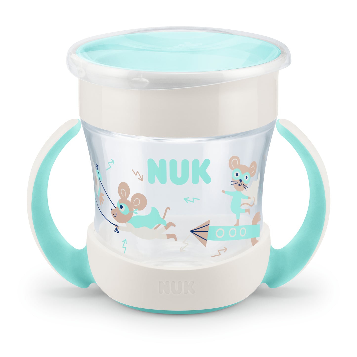 NUK Mini Magic Cup – Trinklernbecher mit Griffen, auslaufsicher & BPA-frei (160 ml)