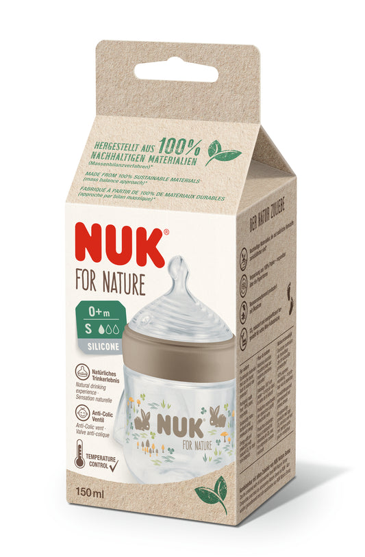 NUK for Nature 150, 260 ml Polypropylen-Flasche, farbig sortiert
