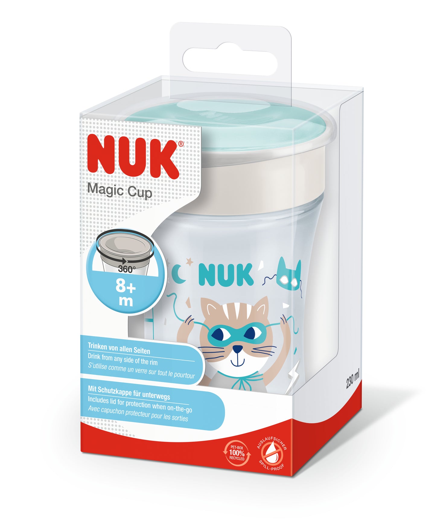 NUK Magic Cup, farbig sortiert, 230 ml