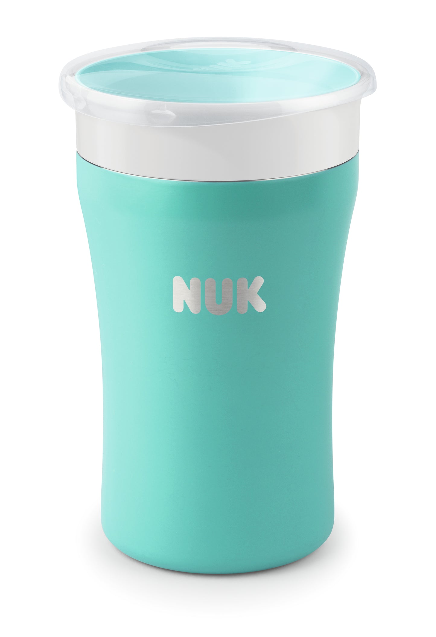 NUK Magic Cup Thermobecher Edelstahl, türkis , 230 ml