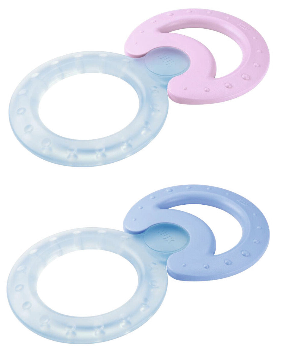 NUK Kühlbeißring-Set, 2-teilig, Classic und Cool