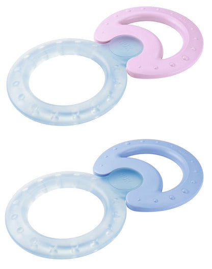 NUK Kühlbeißring-Set, 2-teilig, Classic und Cool